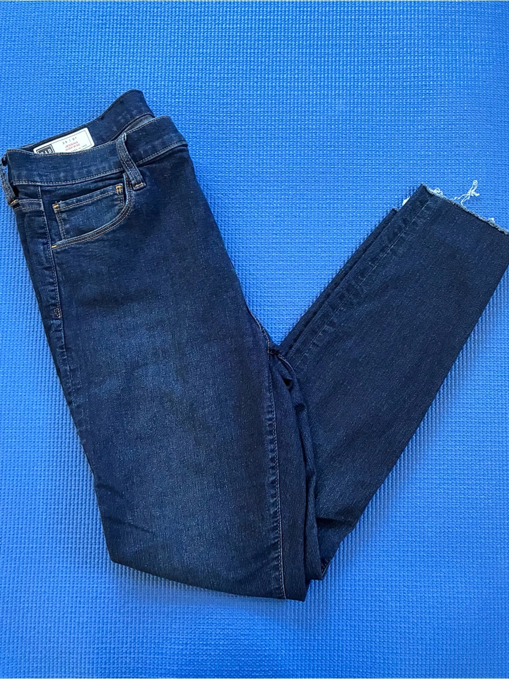 GAP Dark Indigo Skinny Jeggings- so comfy! Worn only a few times.